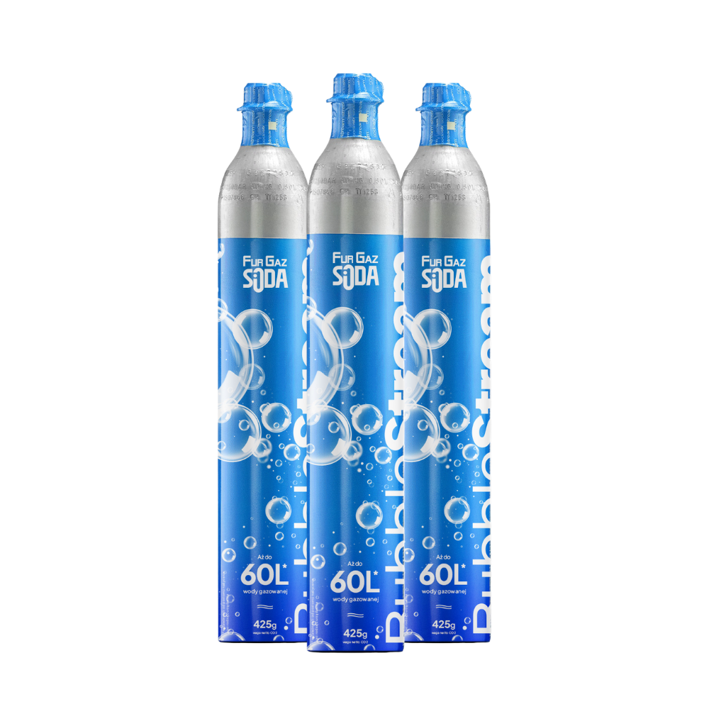 20 x Butla SODA do saturatora NIEBIESKA z gwintem — butle24.pl